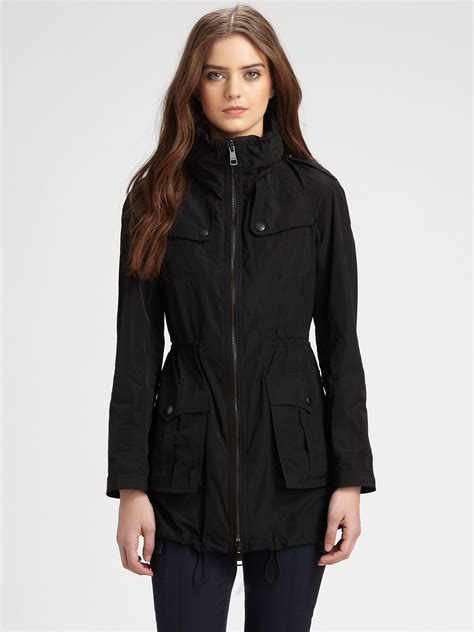 burberry black label mens jacket|burberry brit anorak jacket.